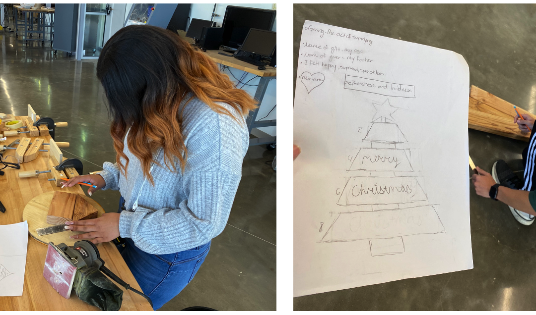 PBL Case Study #7: Scrapping the mandated online curriculum to build holiday gifts from wood scraps